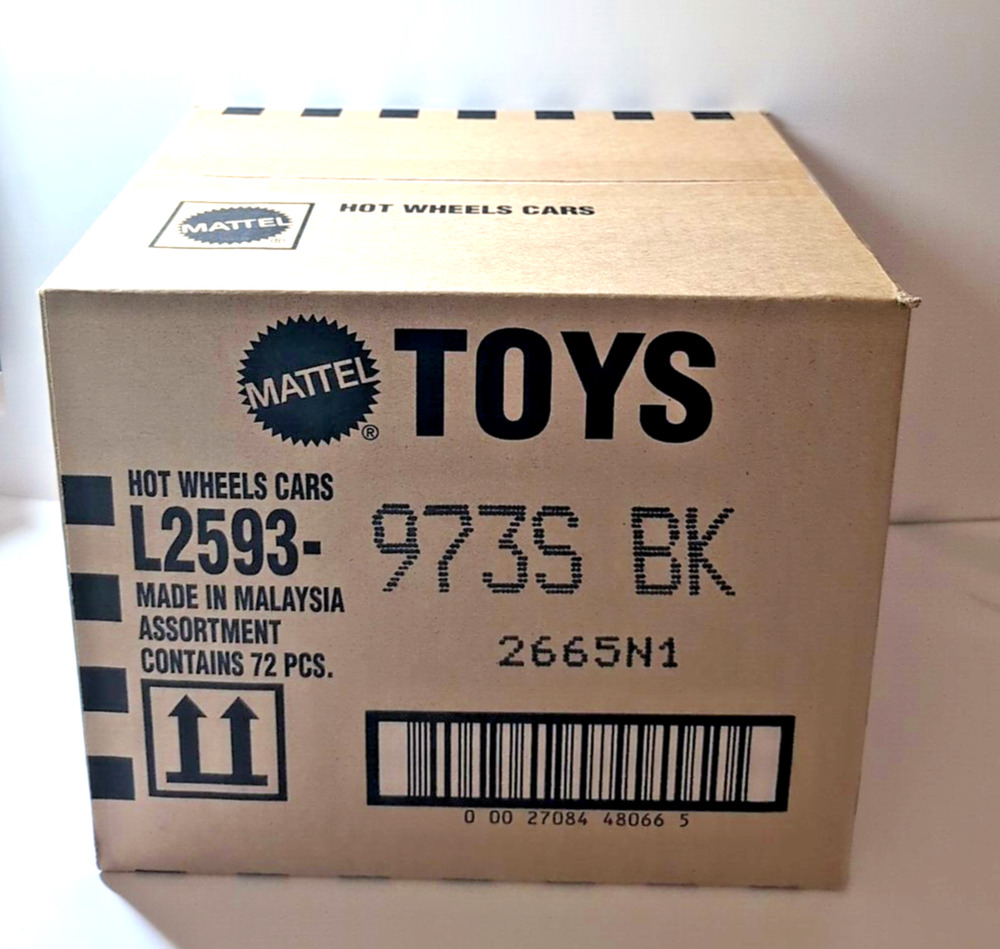 Hot Wheels 2025 Factory Sealed S Case L2593 973S BK New In Box 72 Cars Unopened
